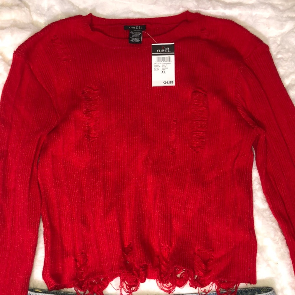 cropped sweater